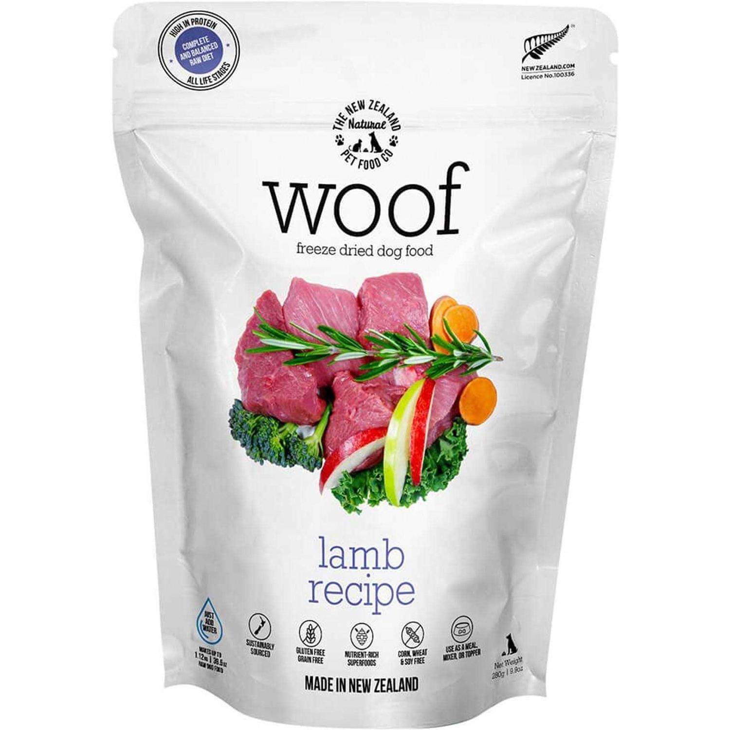 Woof Lamb Freeze Dried Dog Food - Healthber