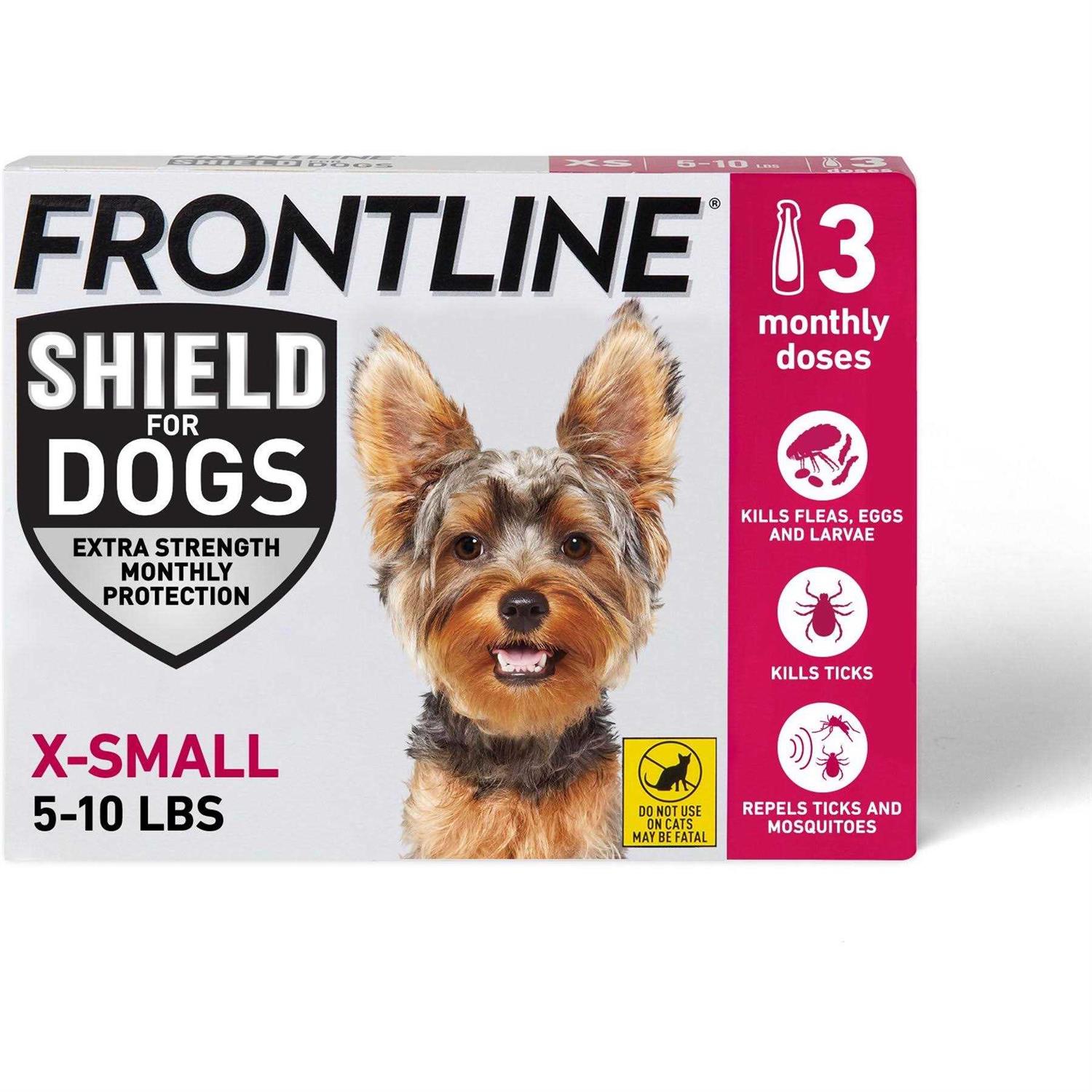 Frontline Shield Flea & Tick Treatment for Extra Small Dogs - Healthber
