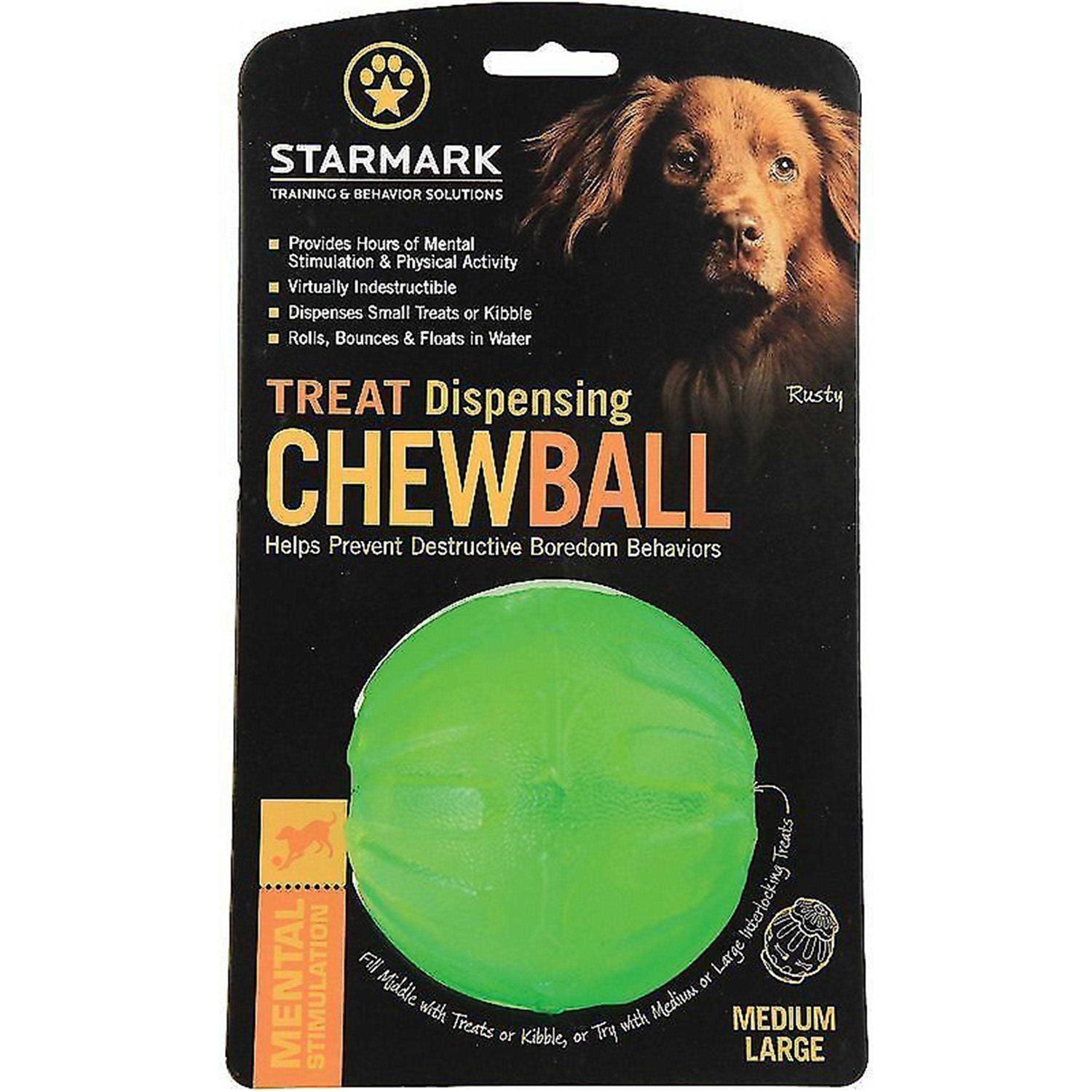 Starmark Treat Dispensing Chew Ball - Healthber