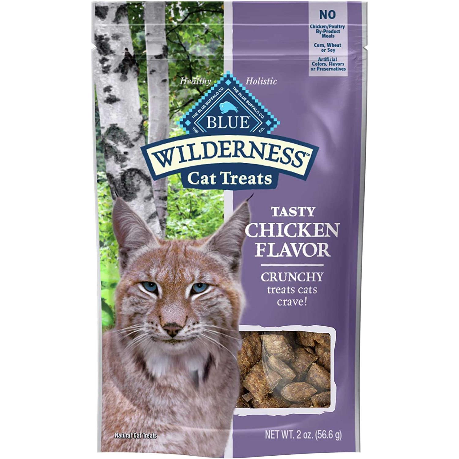 Blue Buffalo Wilderness Chicken Crunchy Cat Treats - Healthber