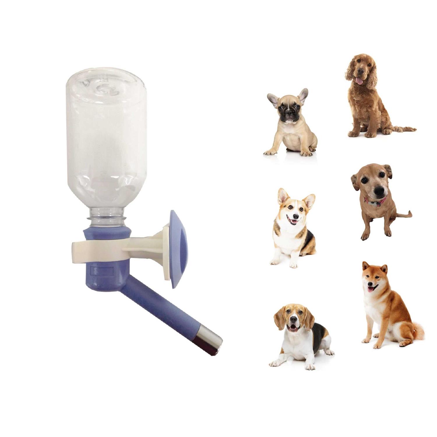 Choco Nose H590 Patented No Drip Dog Water Bottle Small-Medium Sized Dog - Healthber