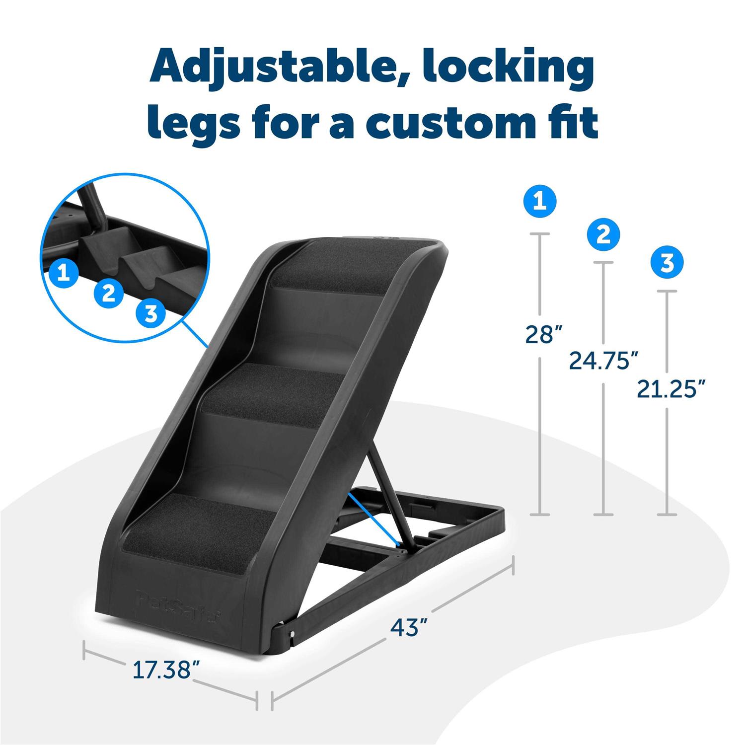 PetSafe Happy Ride Side Door Pet Steps - Healthber