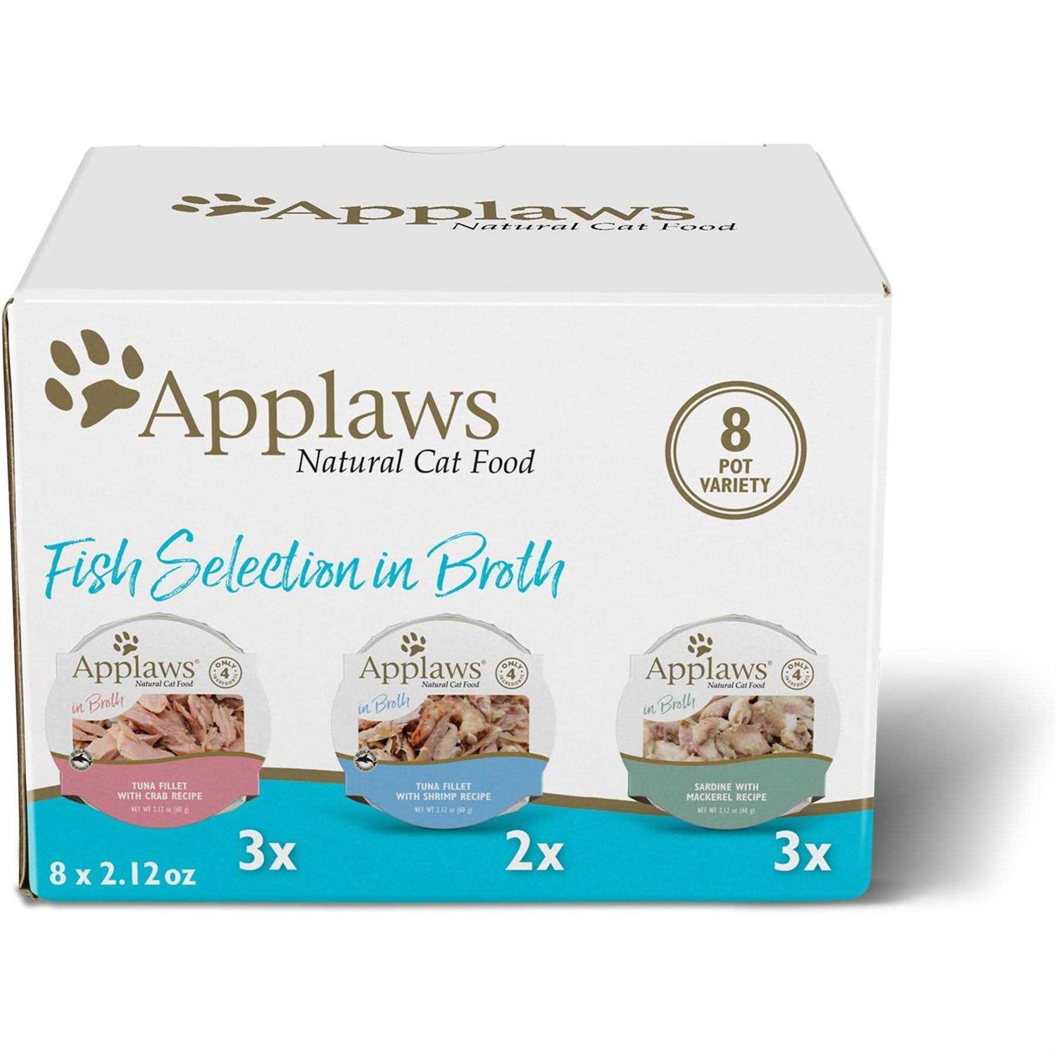 Applaws Natural Pot Multipack Fish Selection Wet Cat Food - Healthber
