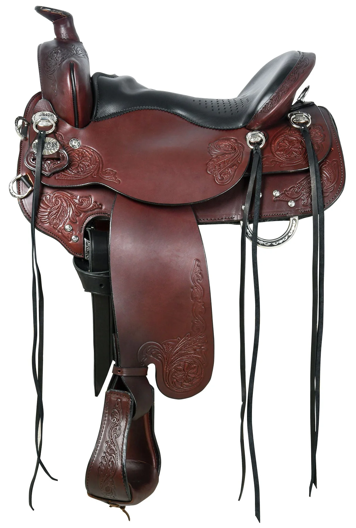 Tucker Custom Horizon North Star Saddle, Wide, Brown - Healthber