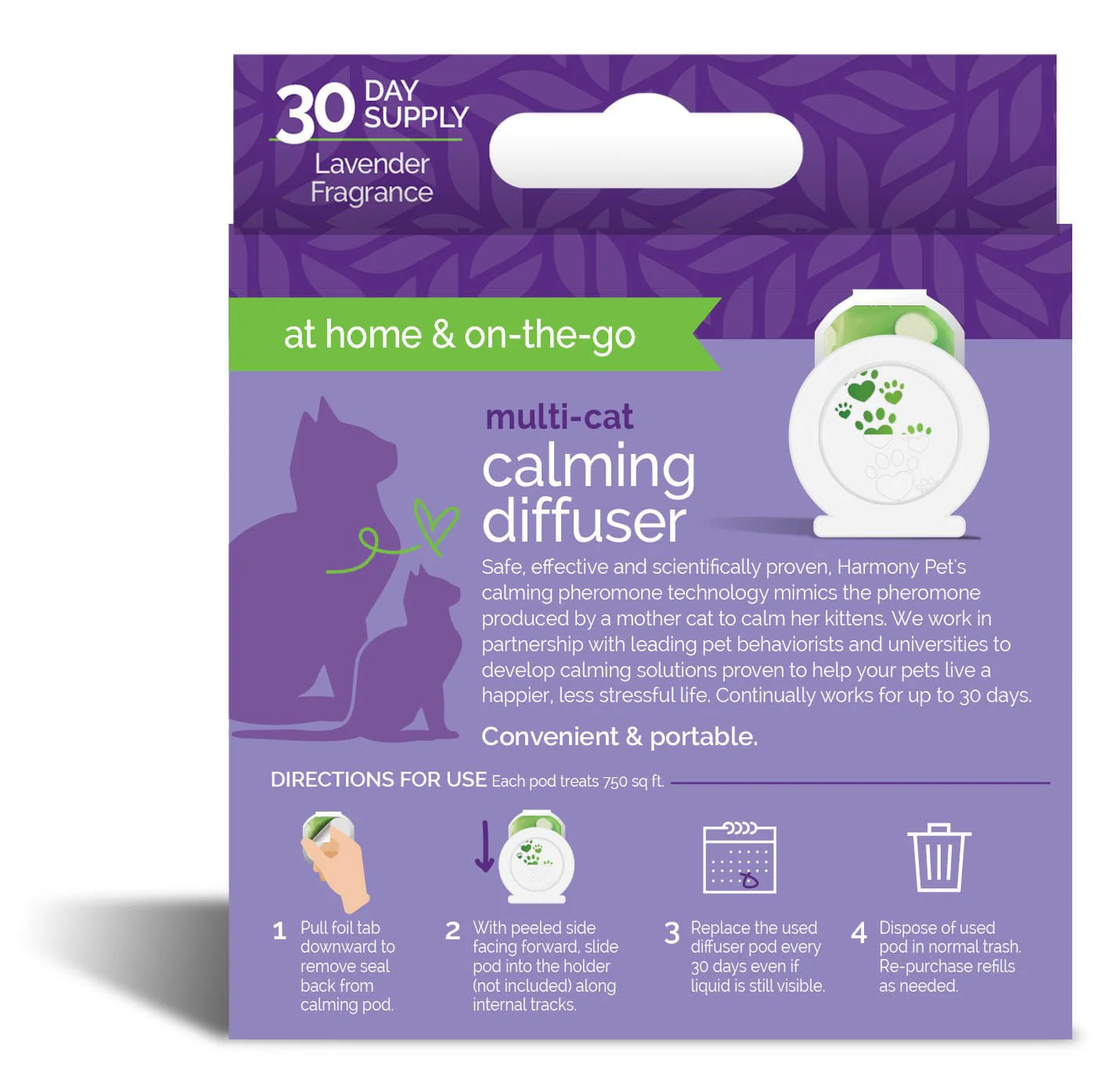 Harmony Pet Calming Home Diffuser for Cats & Refills - Healthber