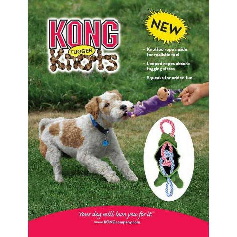 KONG Tugger Knots Moose Dog Toy - Healthber