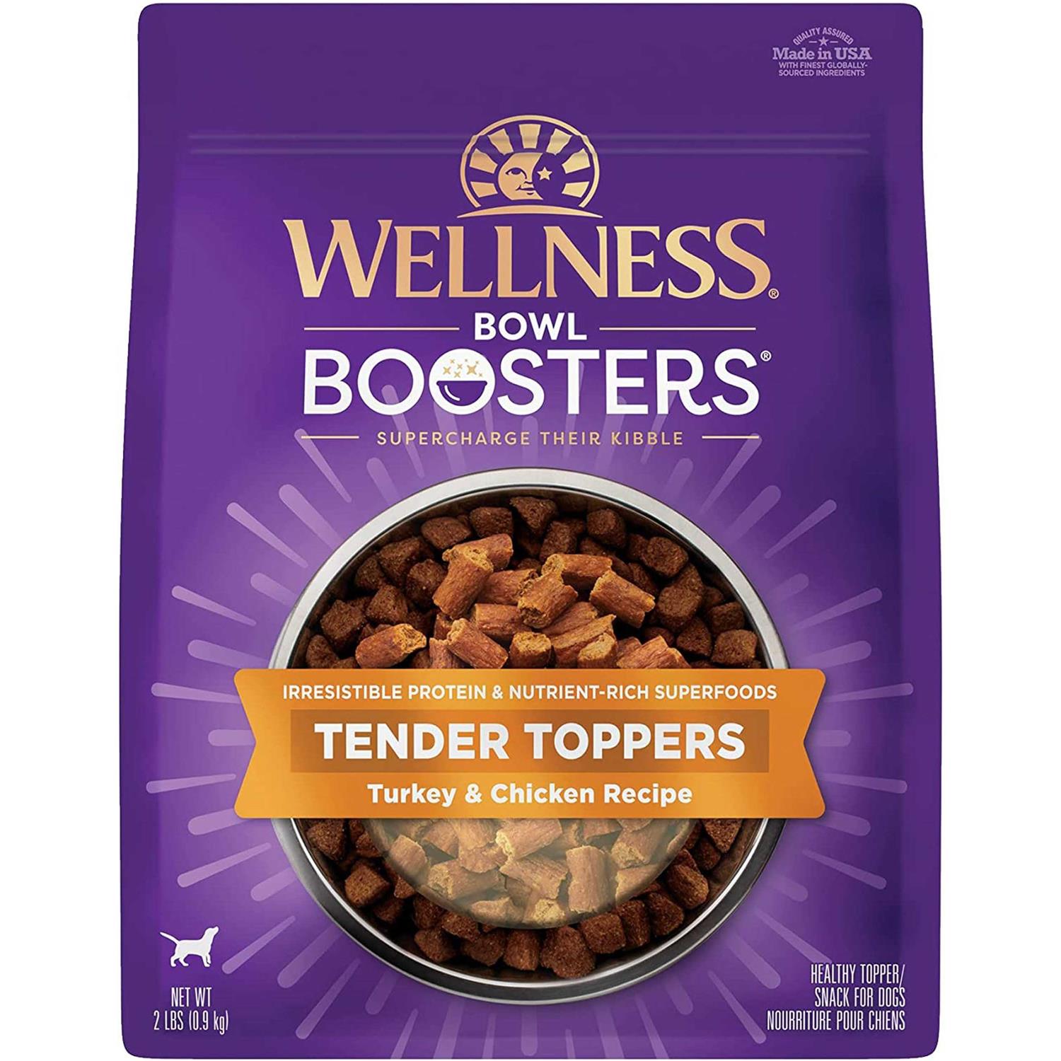 Wellness Bowl Boosters Tender Toppers Dog Food - Healthber