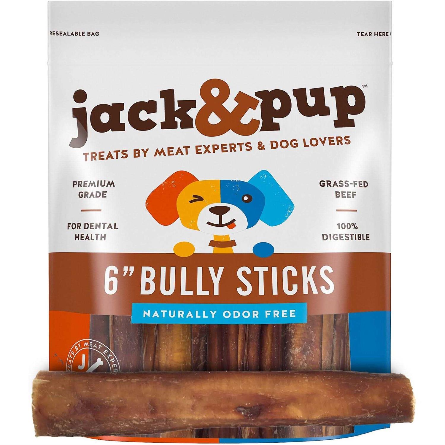 Jack&Pup Bully Sticks - Healthber