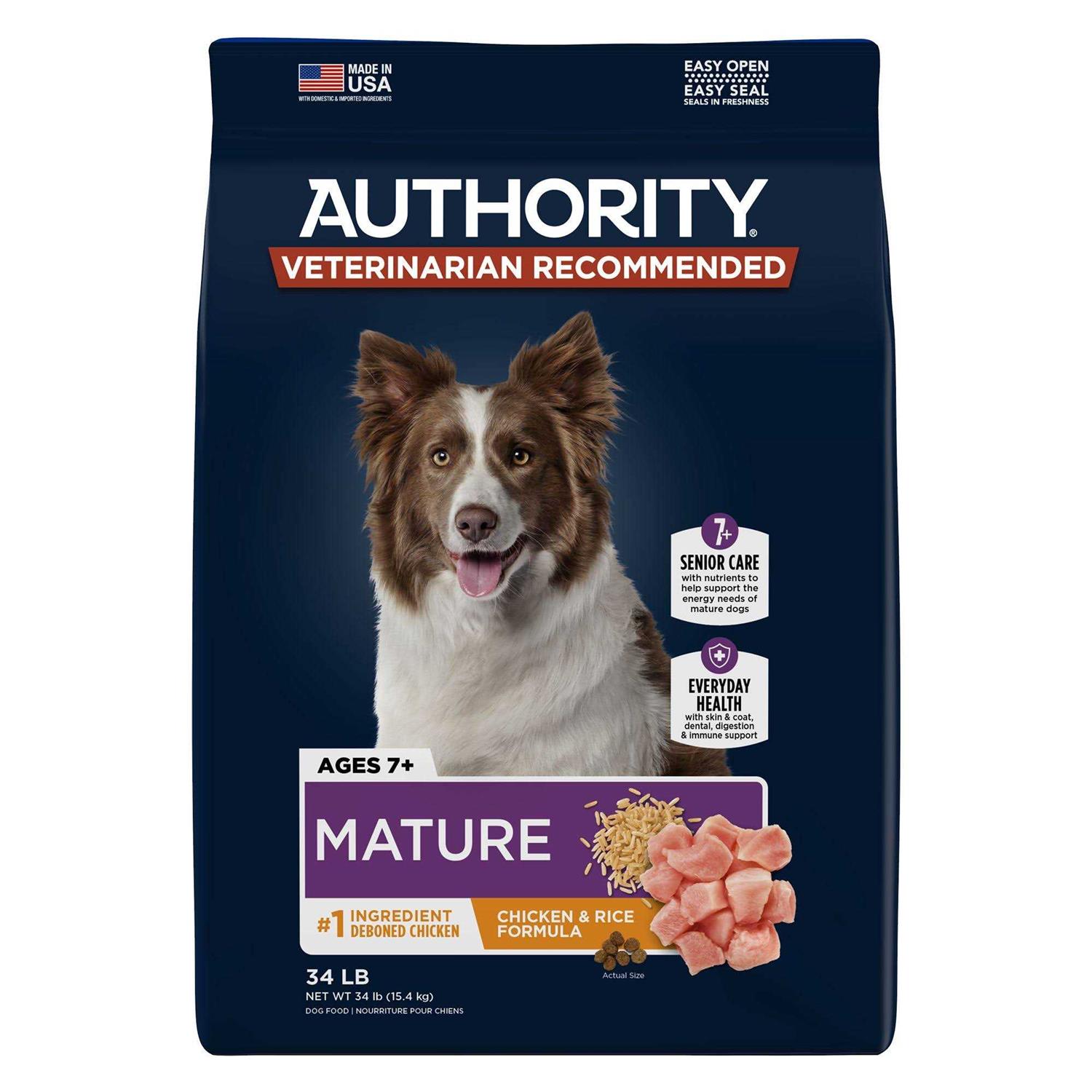 Authority Chicken Rice Formula Senior Dry Dog Food - Healthber