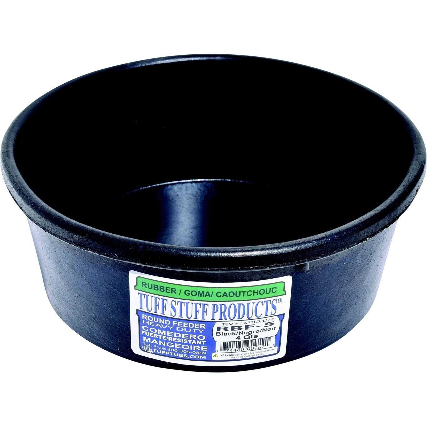 Tuff Stuff Products Rubber Round Feeder - Healthber