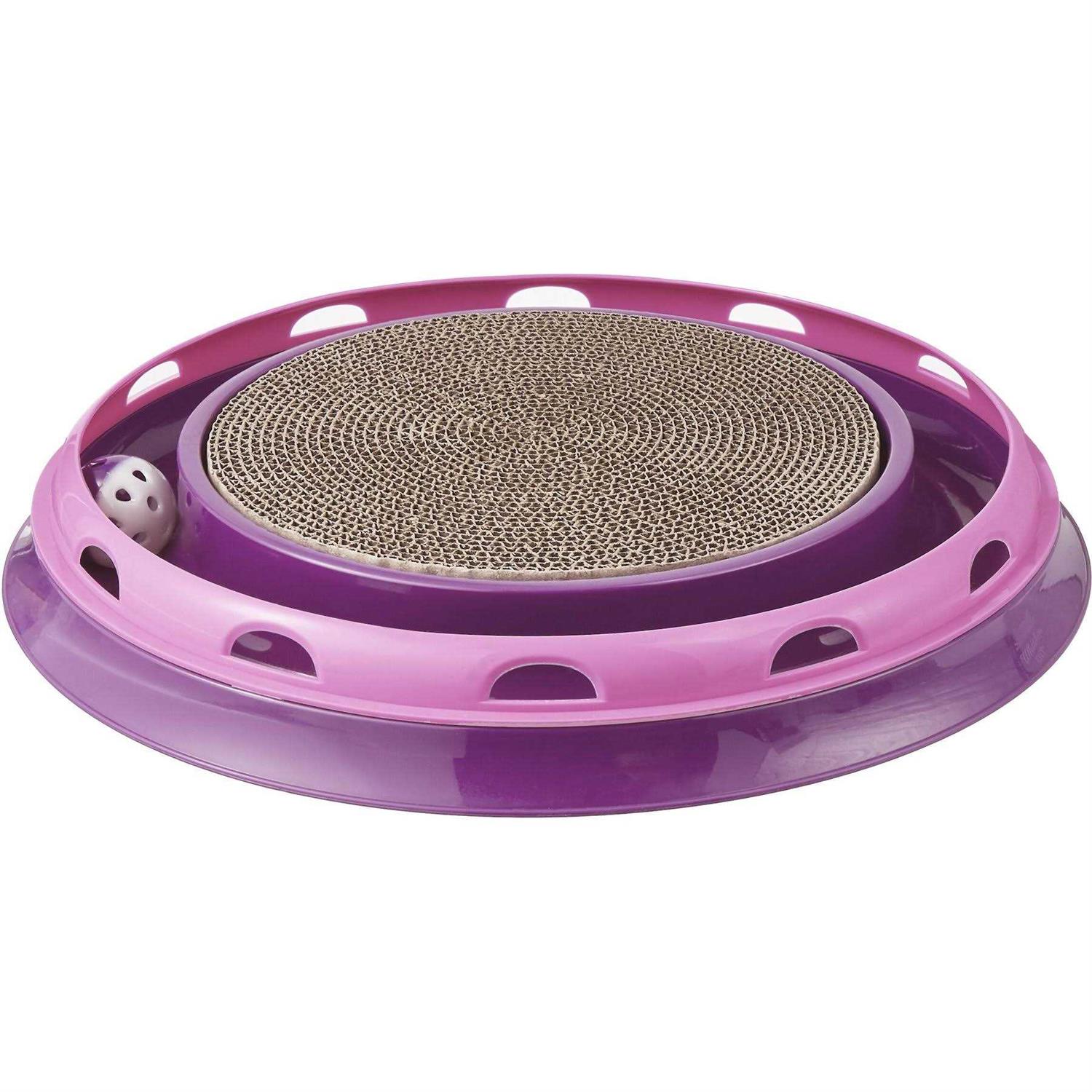 Frisco Scratch & Roll Scratcher Cat Toy with Catnip - Healthber