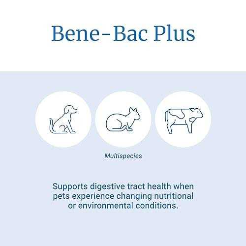 PetAg Bene-Bac Plus Powder Fos Prebiotic and Probiotic for Dogs, Cats, Exotic and Wildlife Mammals - Healthber