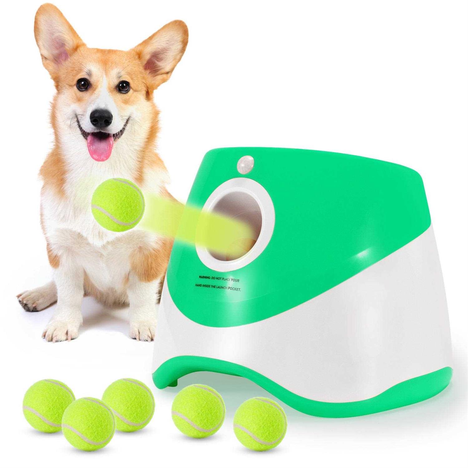 ENIGETA Rechargeable Tennis Ball Launcher for Dogs Elevating Playtime for You and Your Pup - Healthber