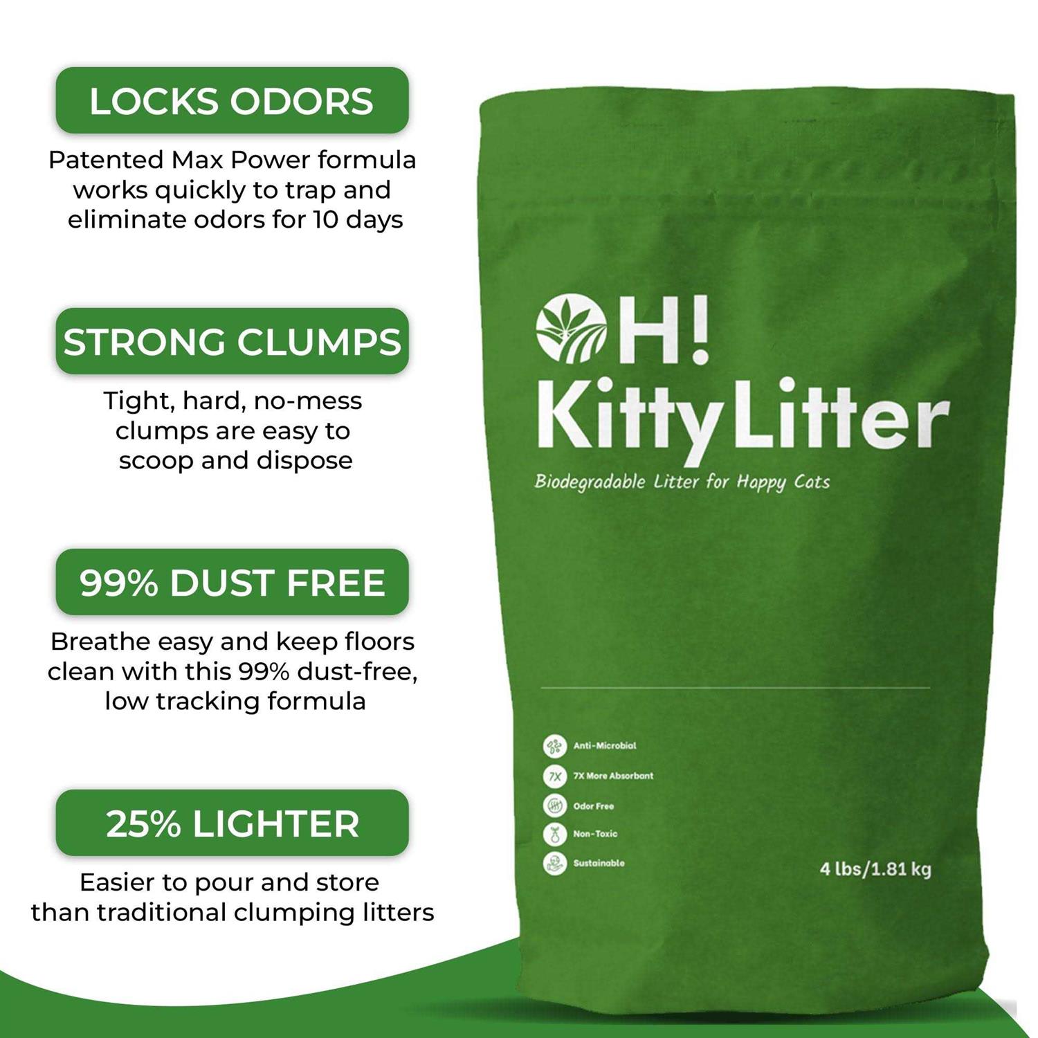 Oley Hemp Natural Hemp Kitty Litter - Healthber
