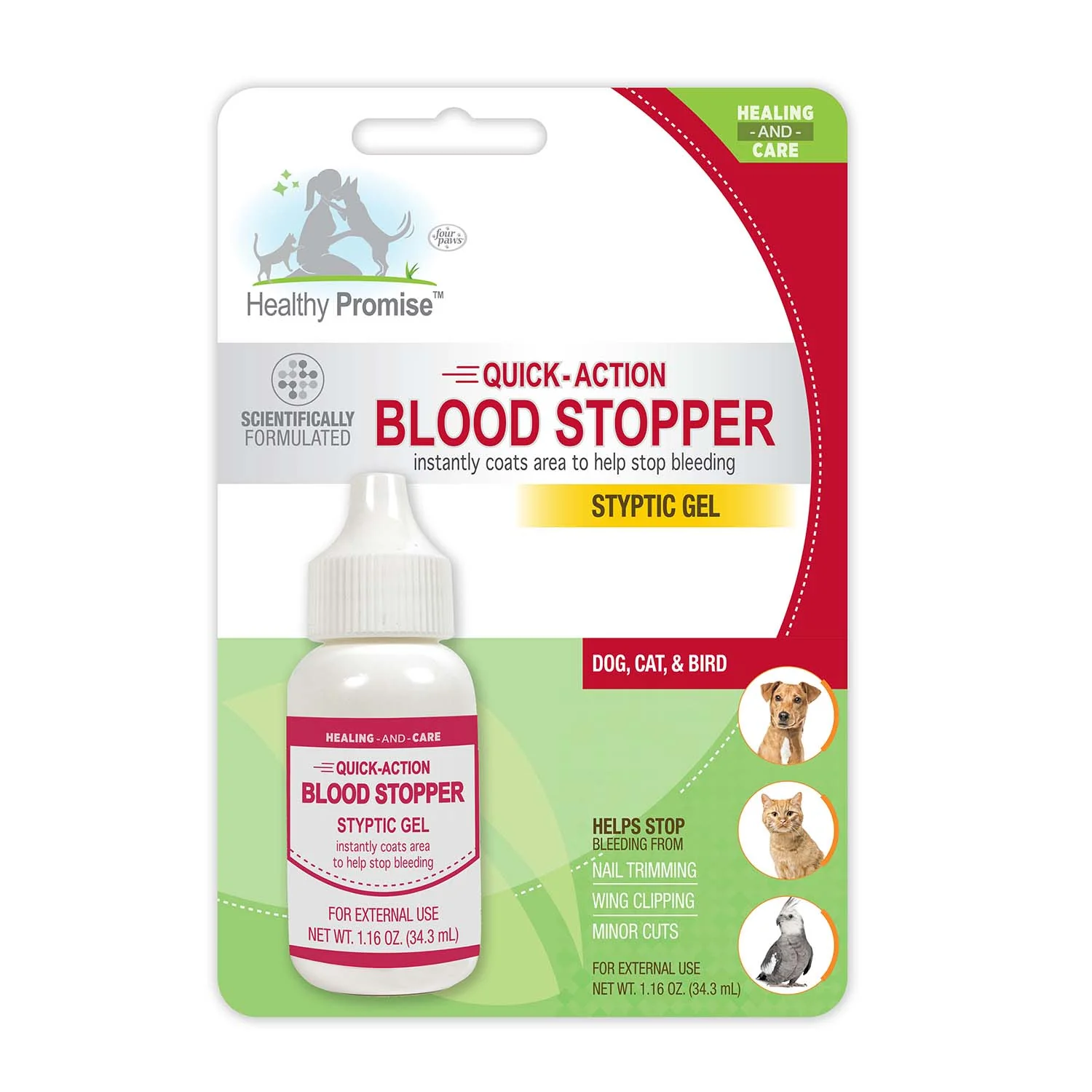 Healthy Promise Pet Blood Stopper Gel, 1.16 oz - Healthber