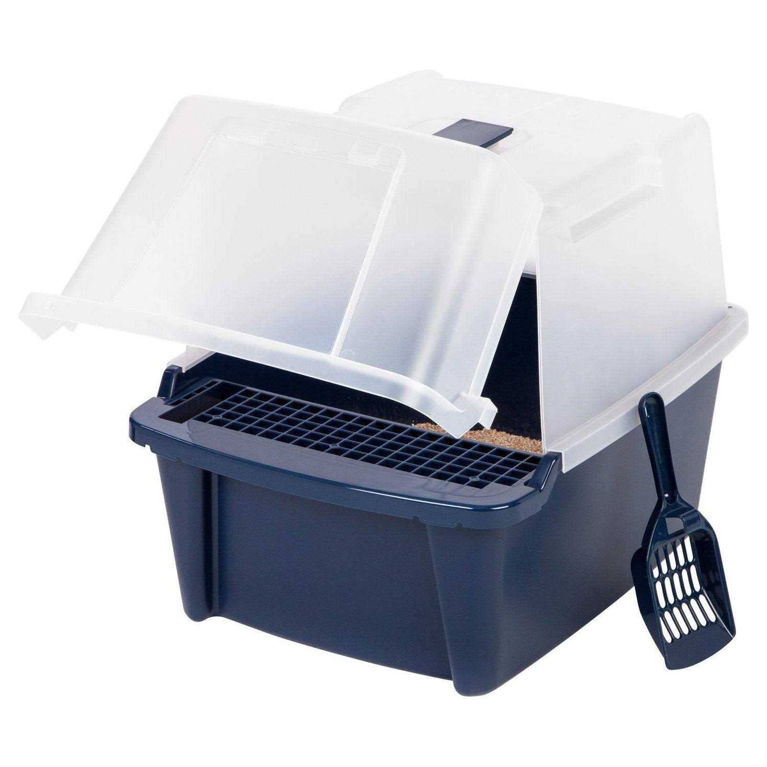 Iris USA Litter Box with Grate and Scoop - Healthber