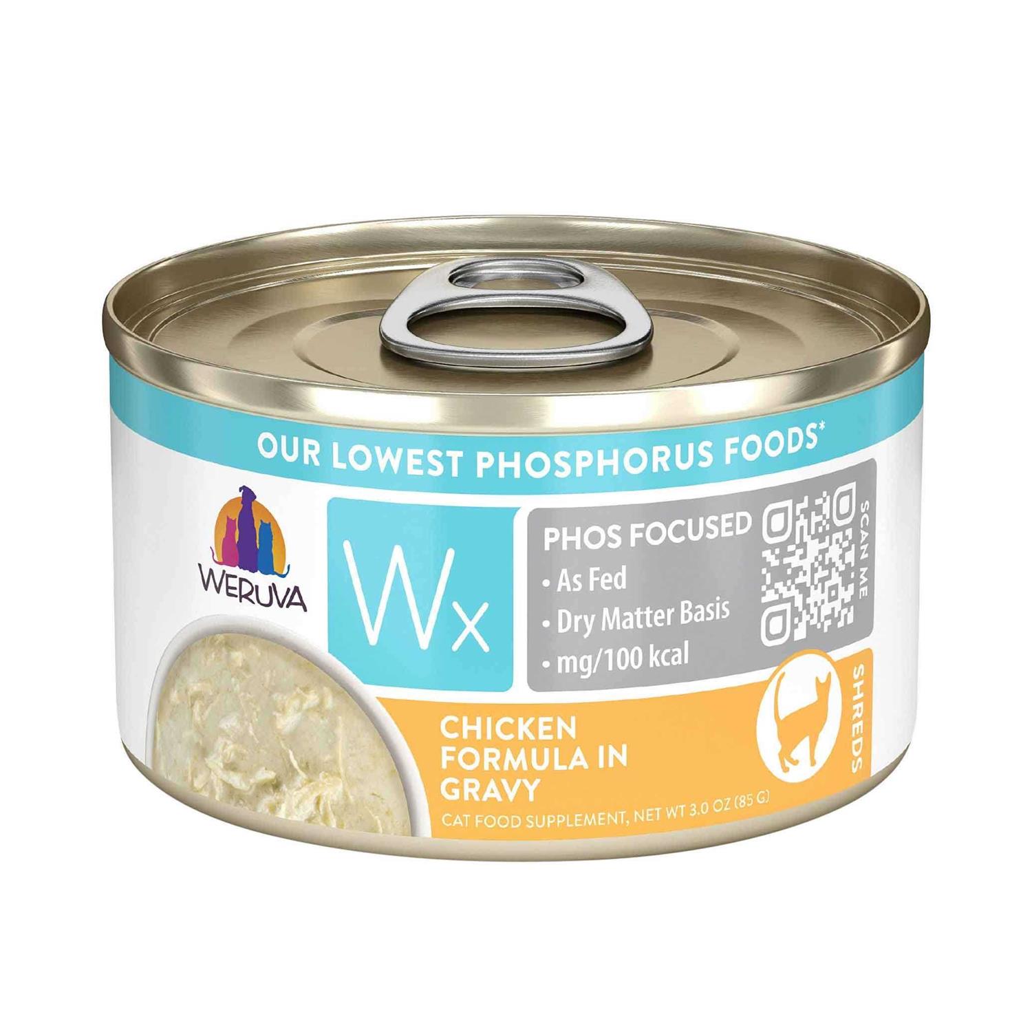 Weruva Cat WX Phos Focused Chicken in Hydrating Puree - Healthber