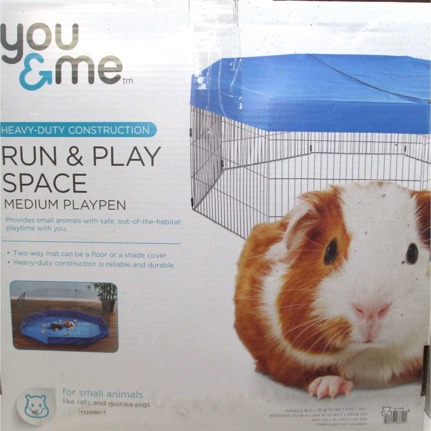 You & Me Run & Play Space Small Animal Playpen - Healthber