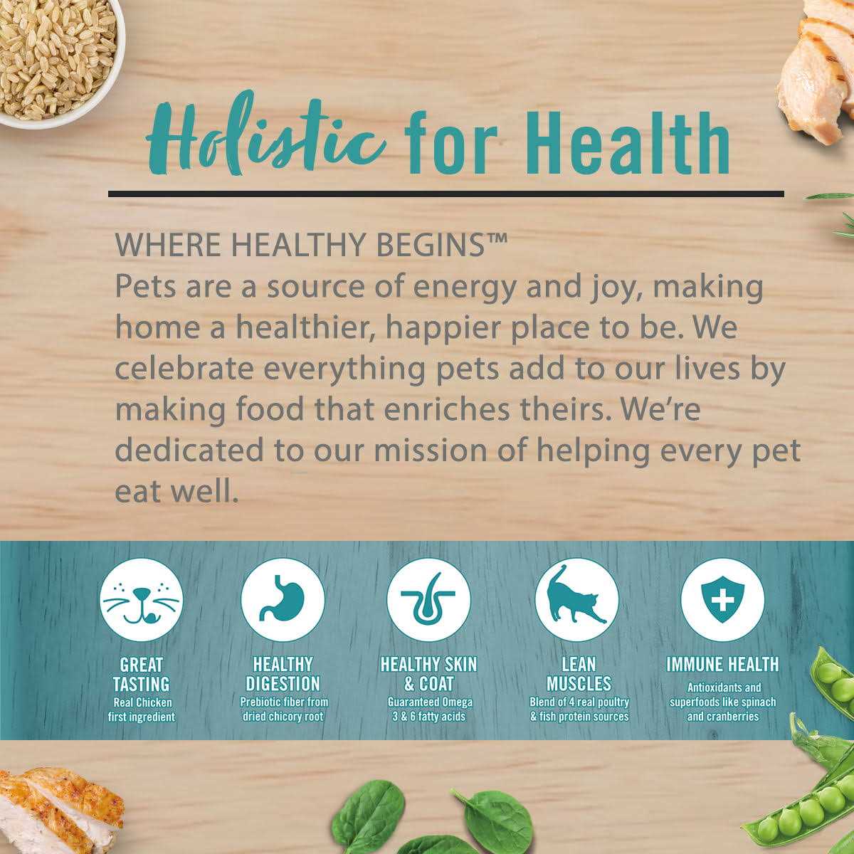 Chicken Soup for The Soul Chicken Brown Rice Recipe Dry Cat Food - Healthber