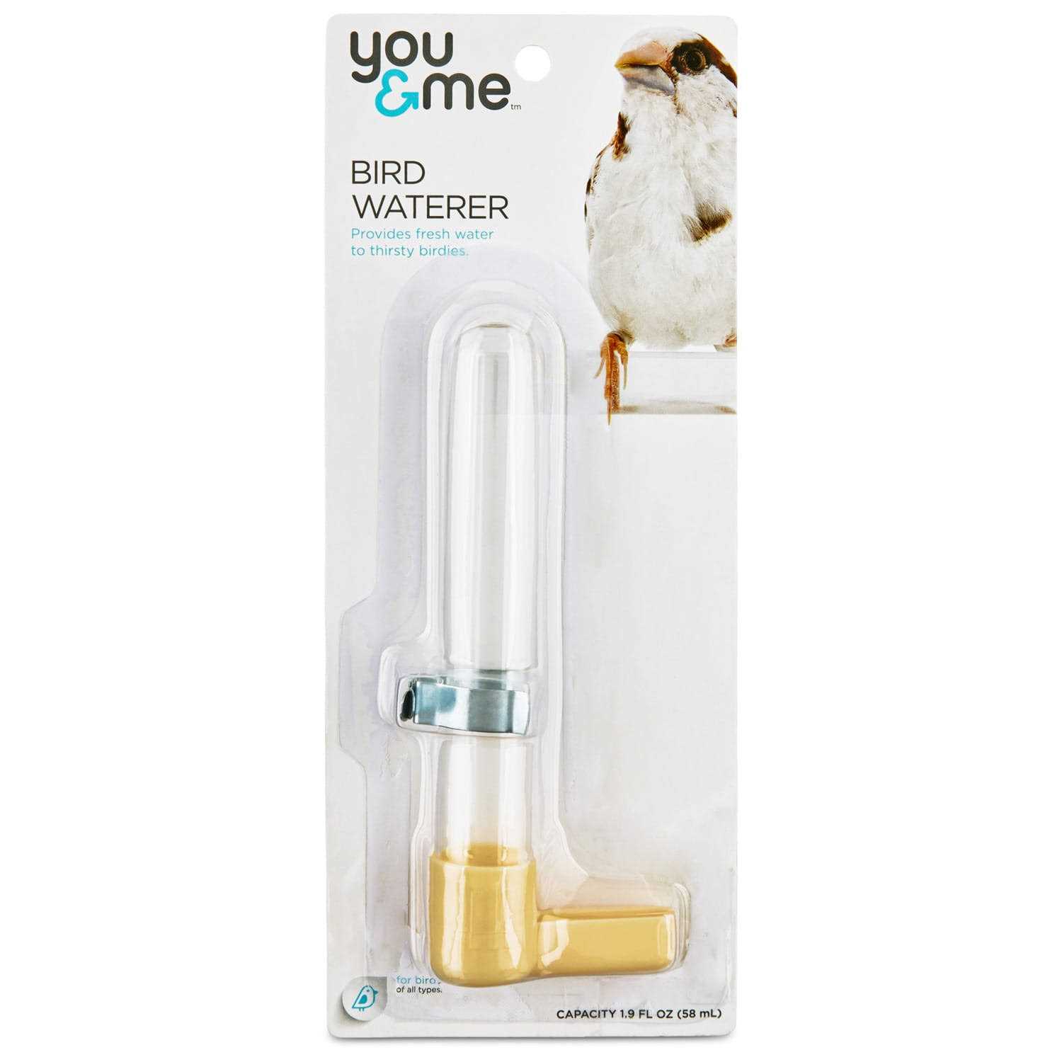 You & Me Glass 6 Bird Waterer - Healthber