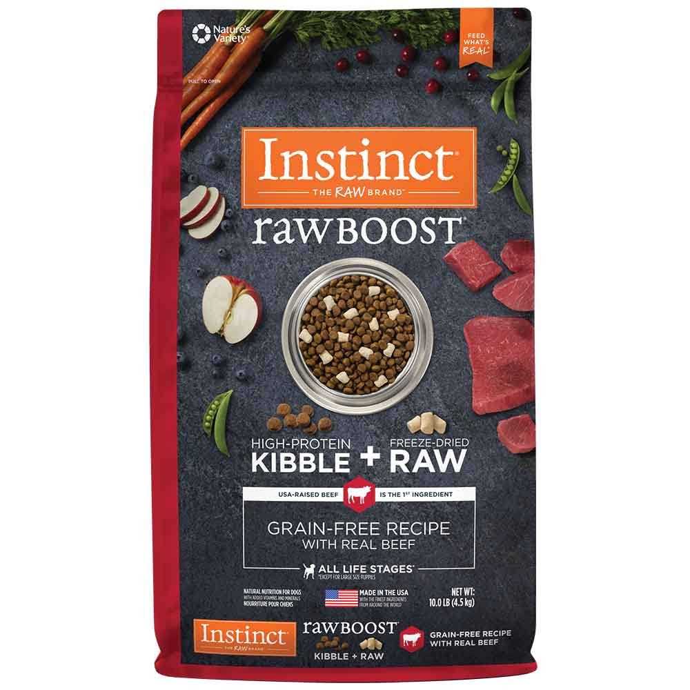 Instinct Raw Boost Grain Free Recipe with Real Beef Natural Dry Dog Food - Healthber