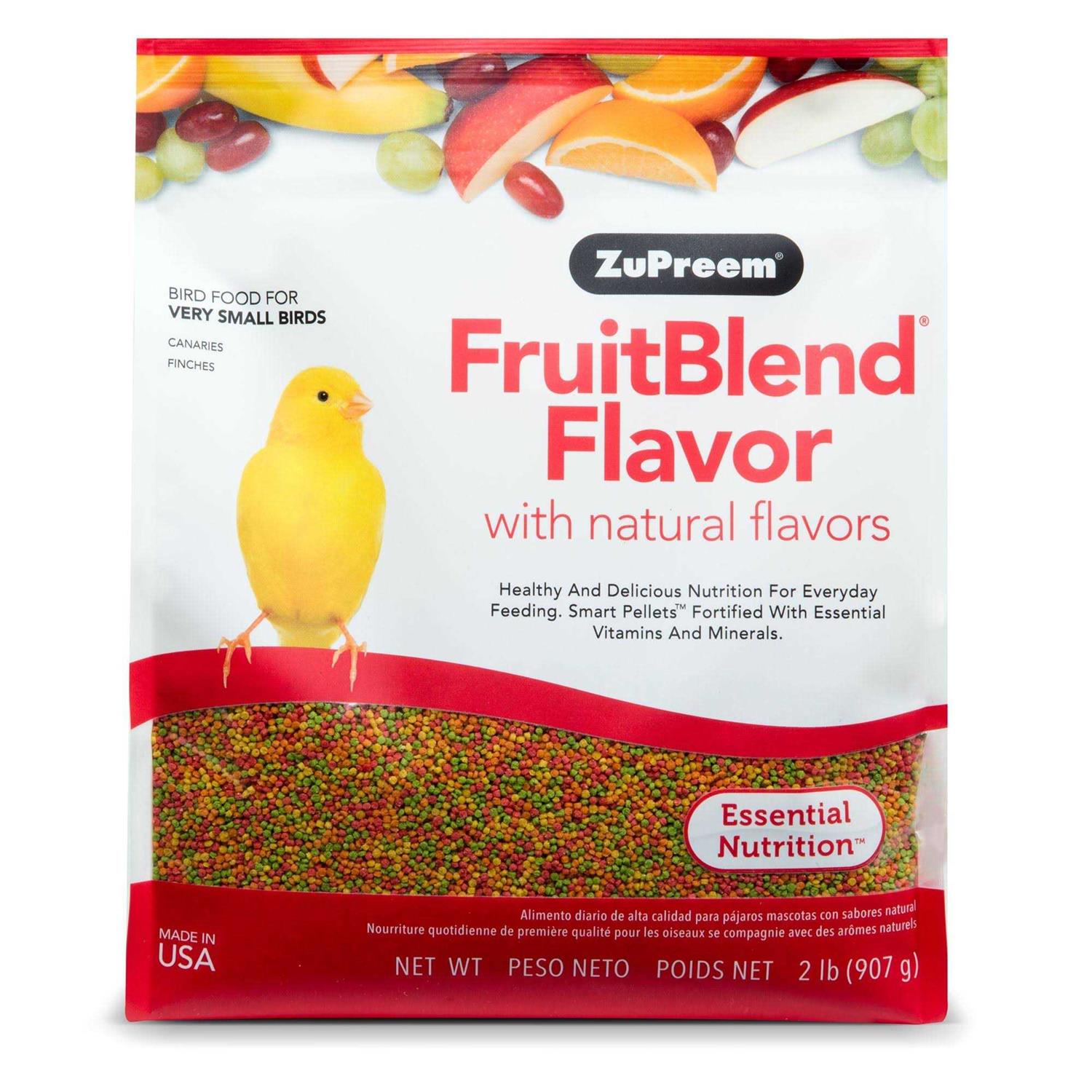 Zupreem FruitBlend Flavor Bird Food - Healthber