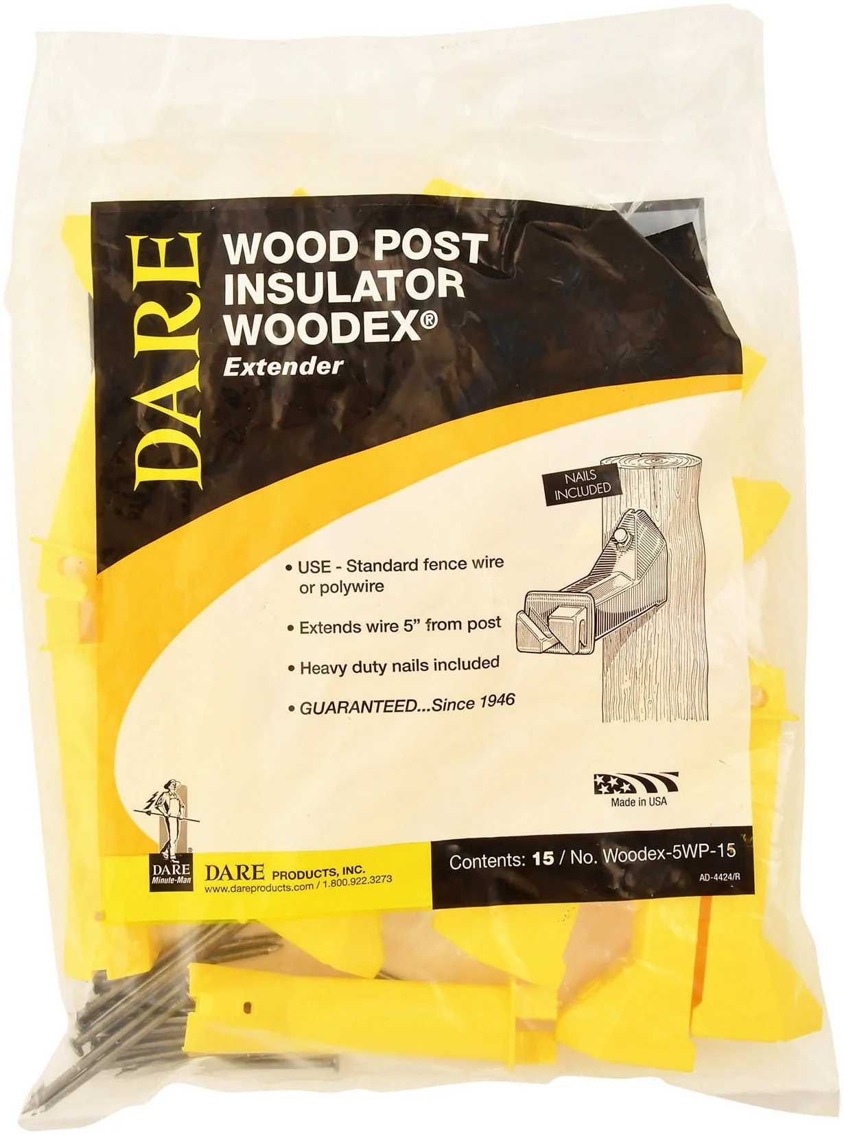 Dare Wood Post Extenders, pkg of 15 - Healthber