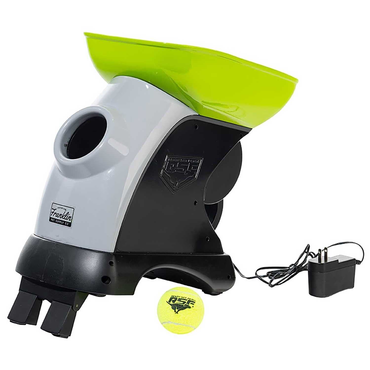 Franklin Pet Ready Set Fetch Automatic Tennis Ball Launcher Dog Toy - Healthber