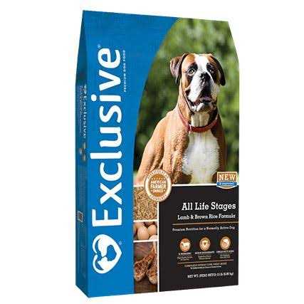 Exclusive Dog Food All Life Stages Lamb Brown Rice - Healthber