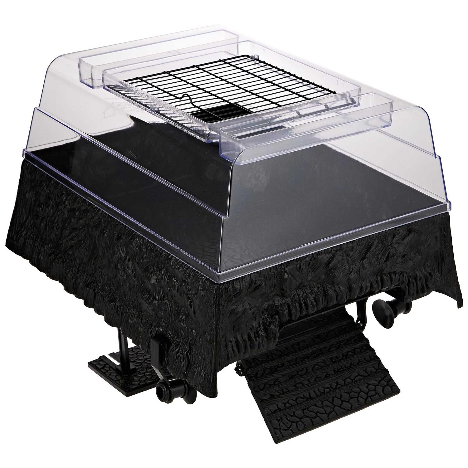 Penn Plax Turtle Topper Above Tank Basking Platform - Healthber