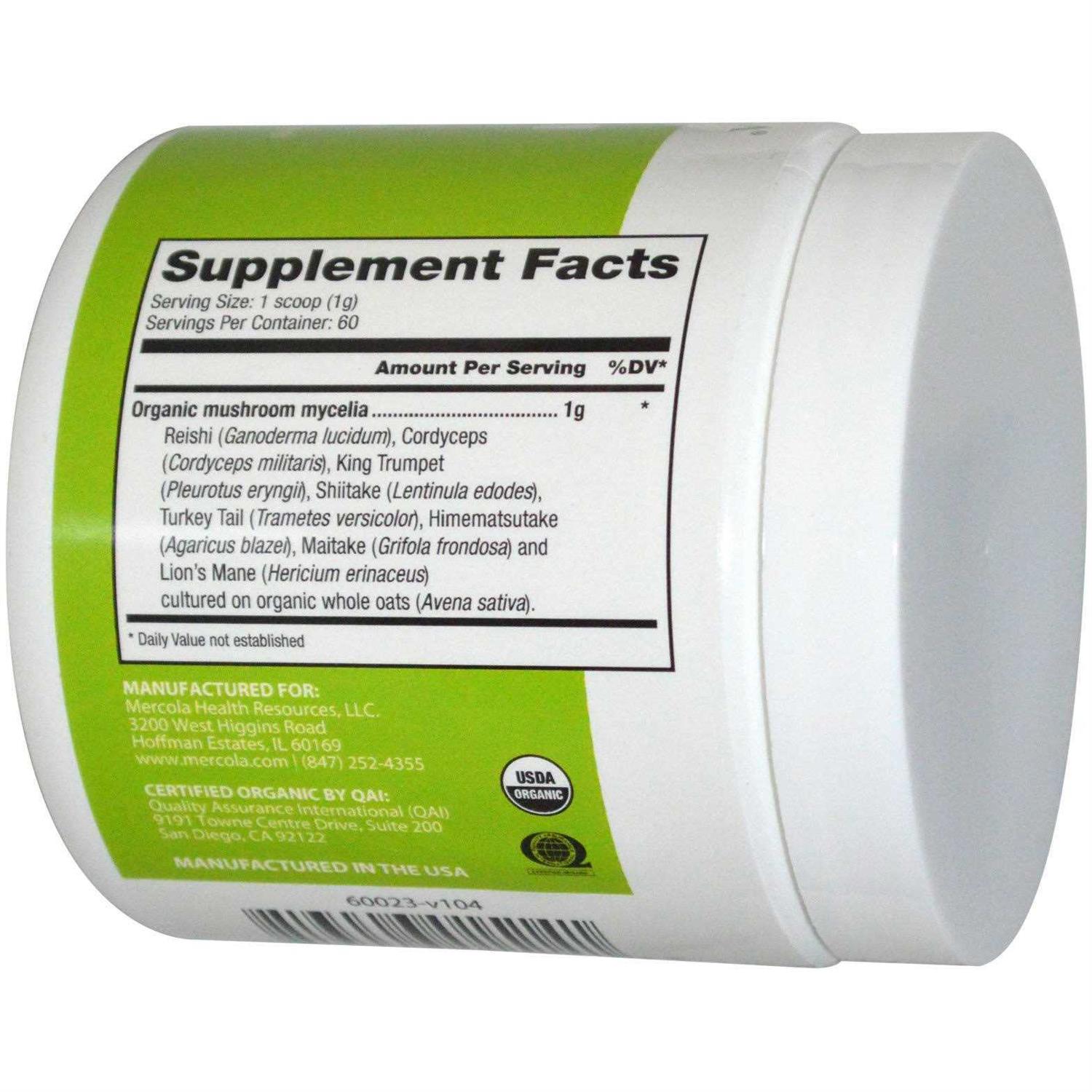 Dr. Mercola Organic Mushroom Complex for Pets - Healthber