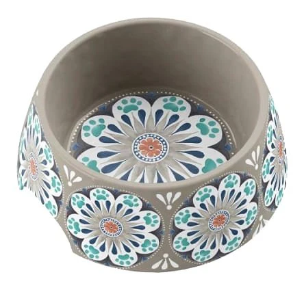 Carmel Medallion Pet Bowl - Healthber