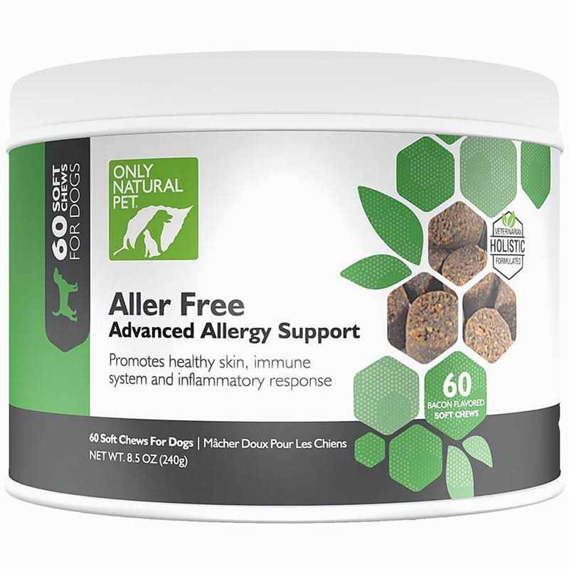 Only Natural Pet Aller Free Advanced Allergy Support Soft Dog Chews - Healthber