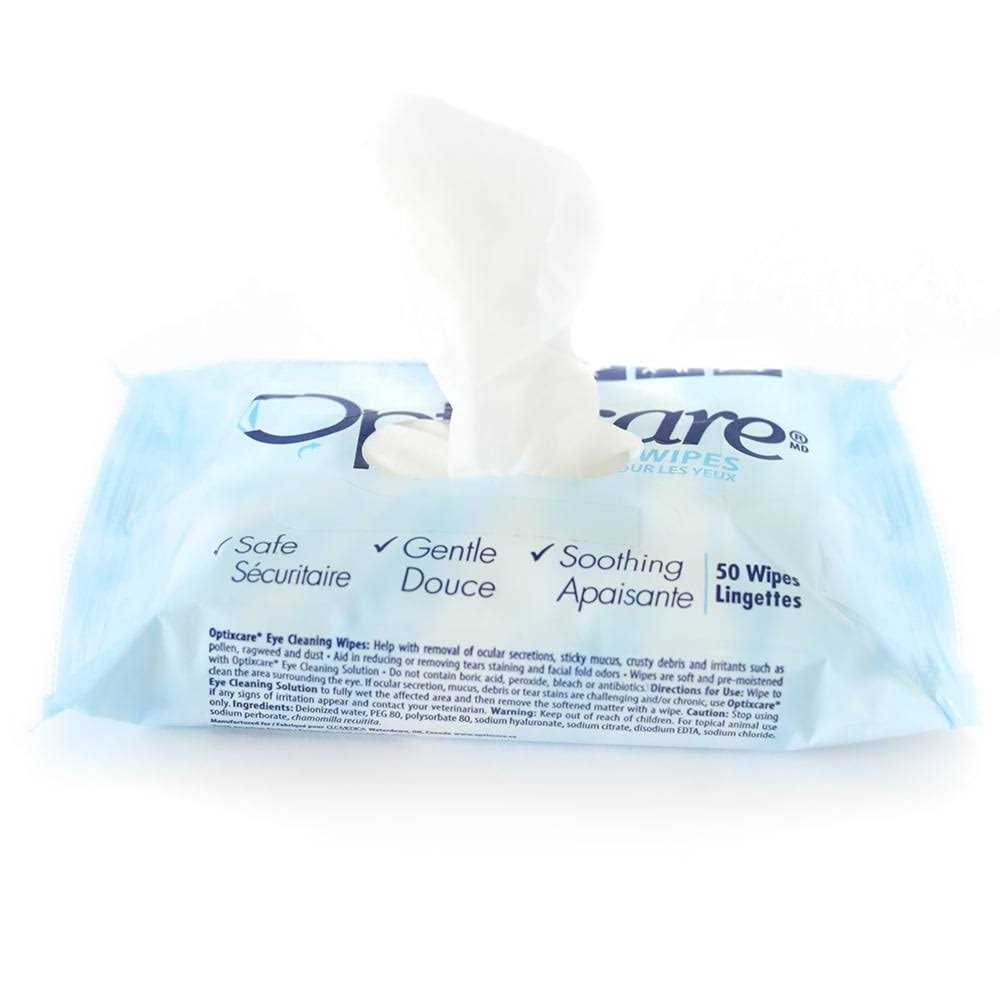 Optixcare Eye Cleaning Wipes - Healthber