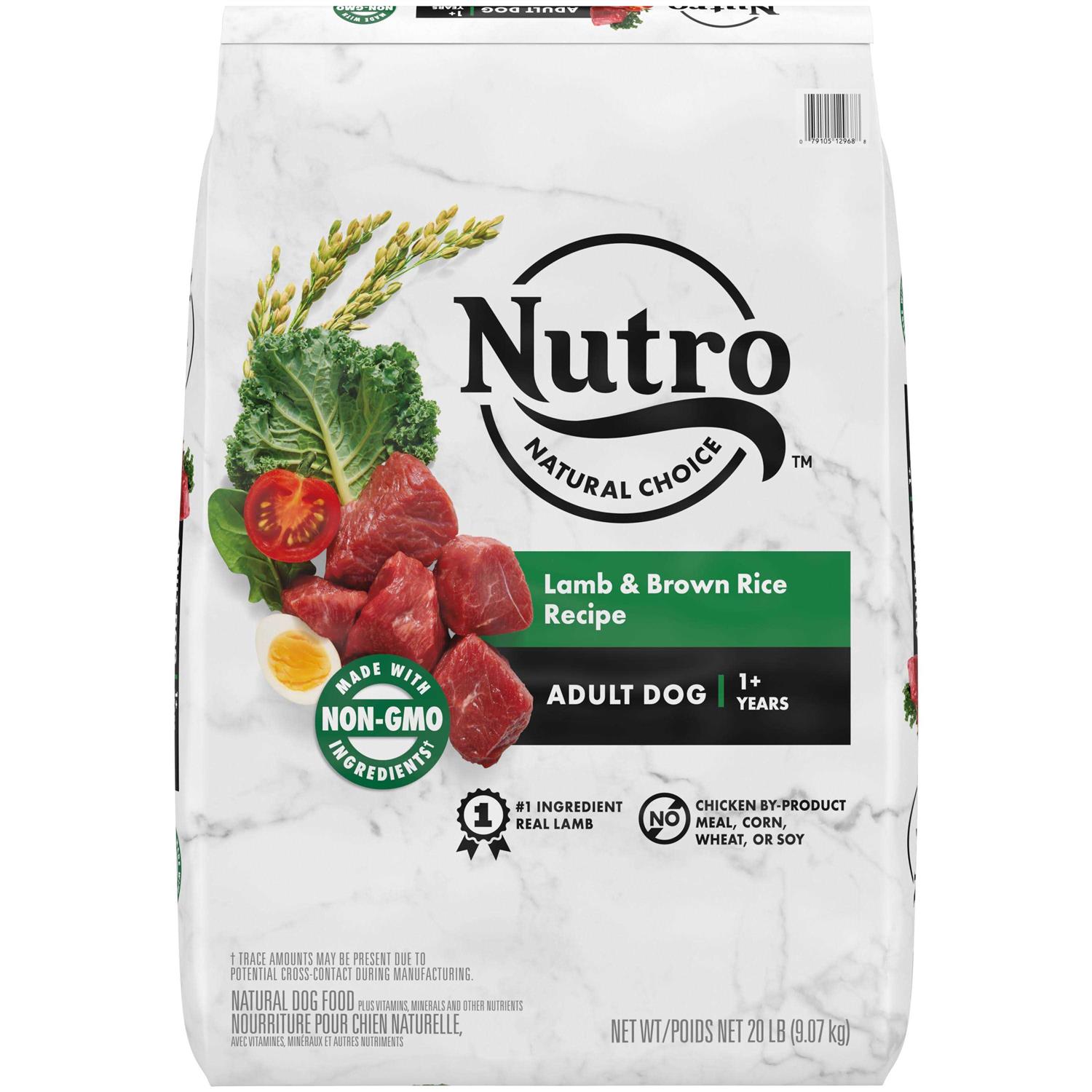 Nutro Natural Choice Adult Lamb & Brown Rice Recipe Dry Dog Food - Healthber