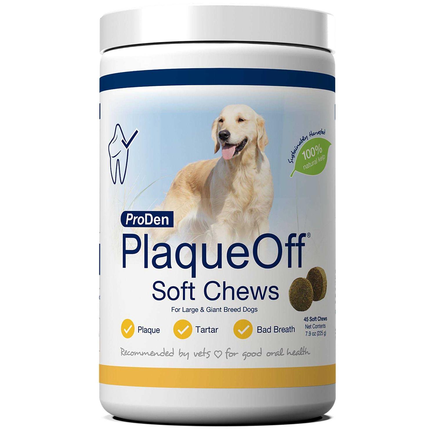 ProDen PlaqueOff Soft Chews Large & Giant Breed Dogs - Healthber