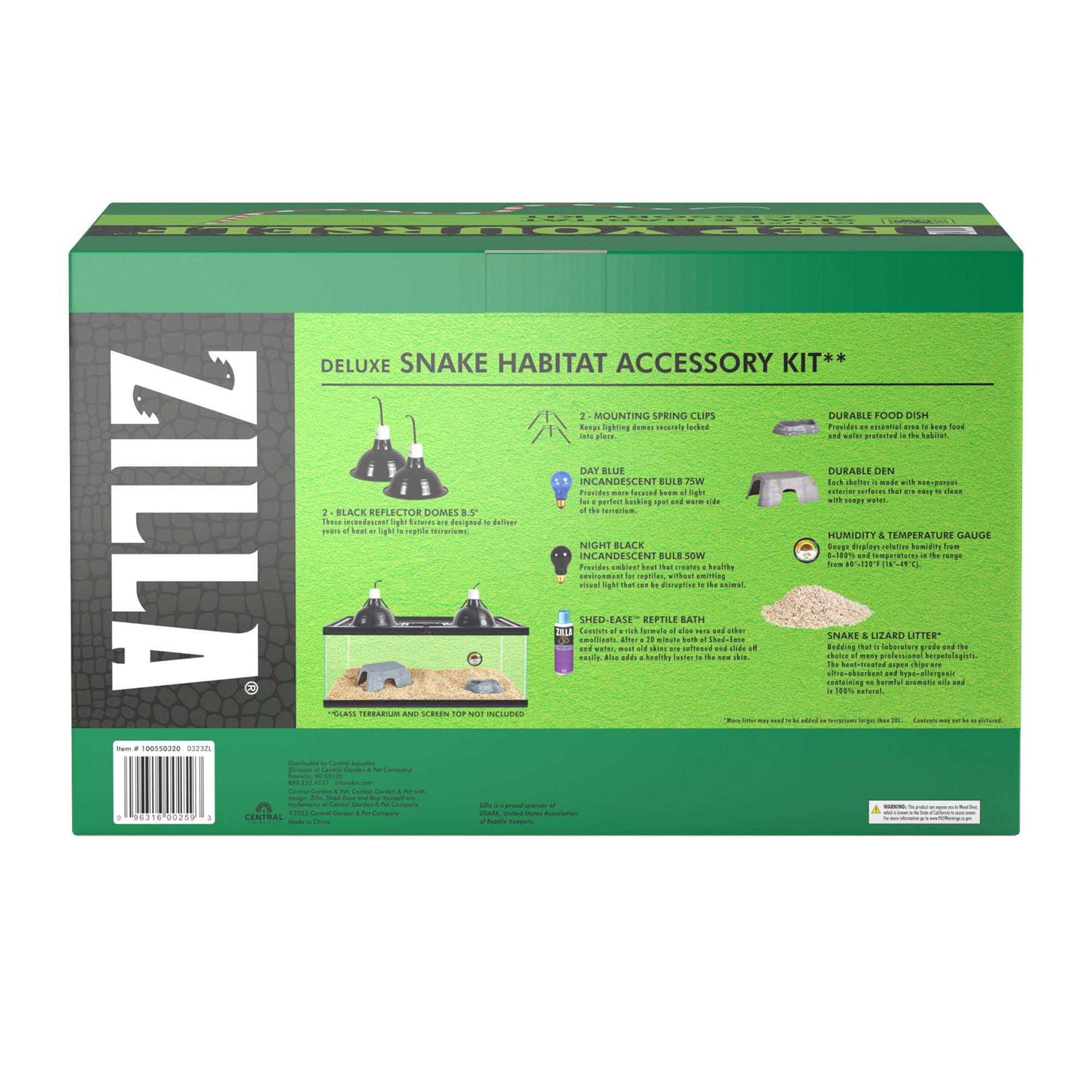 Zilla Snake Habitat Accessory Kit - Healthber