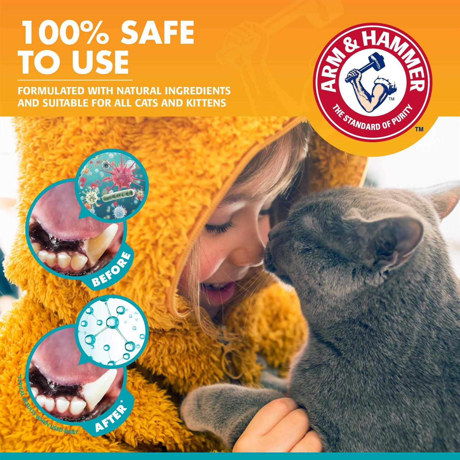 Arm & Hammer Advanced Care Dental Kit for Cats - Healthber