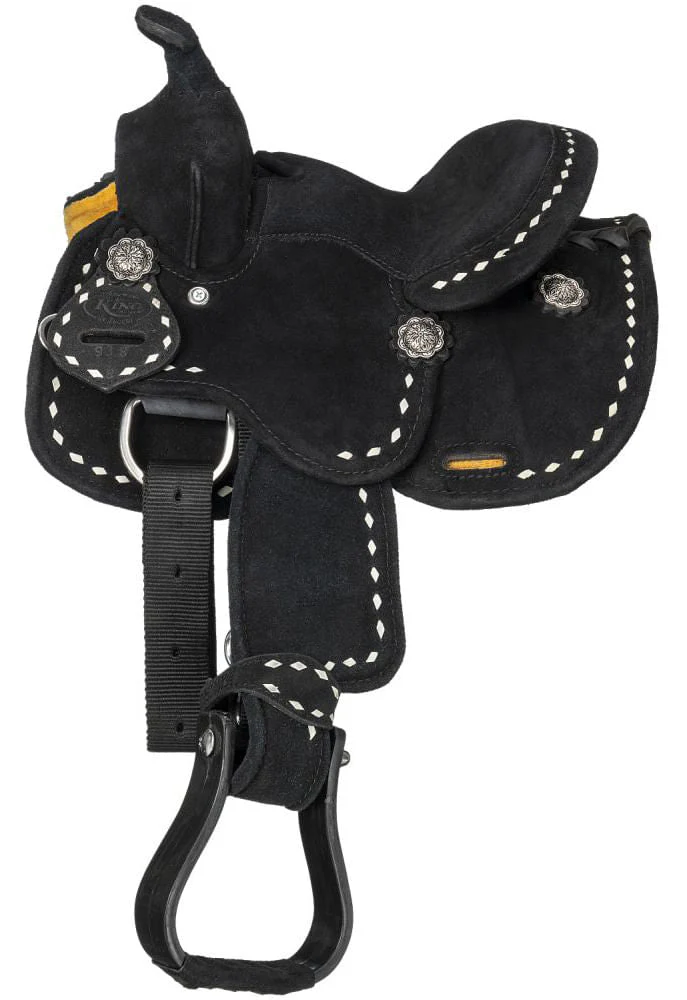 King Series Mini Stratford Suede Barrel Saddle - Healthber
