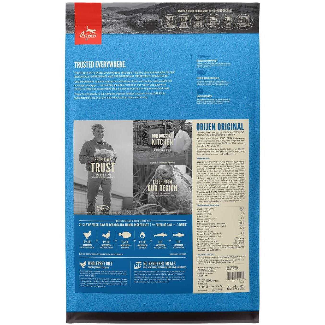 Orijen Original Dry Dog Food - Healthber