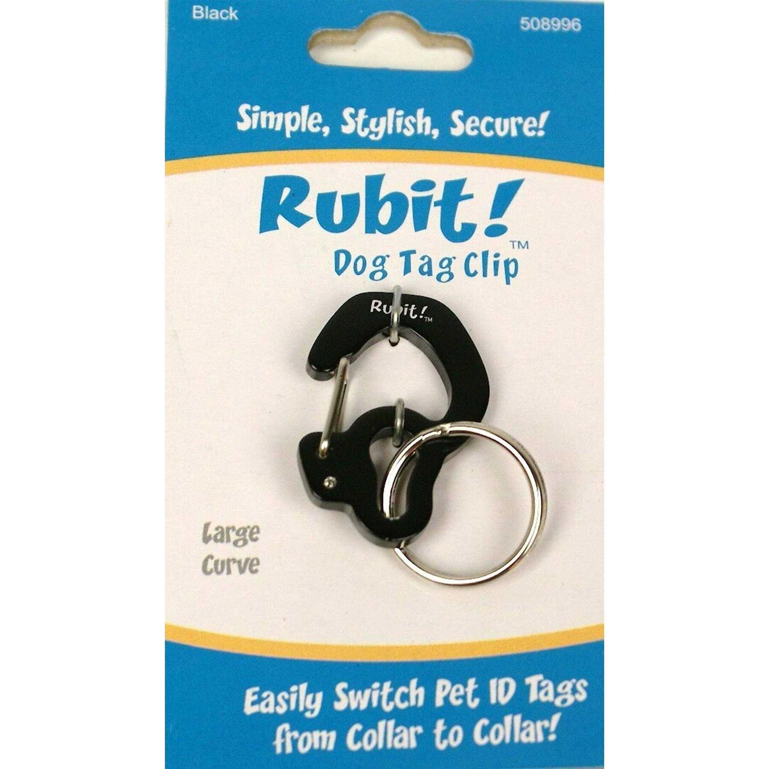 Rubit Curve Dog Tag Clip - Healthber