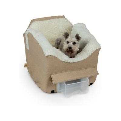 Snoozer Lookout II Dog Car Seat in Khaki, Size: 17L x 15W 19H | PetSmart - Healthber