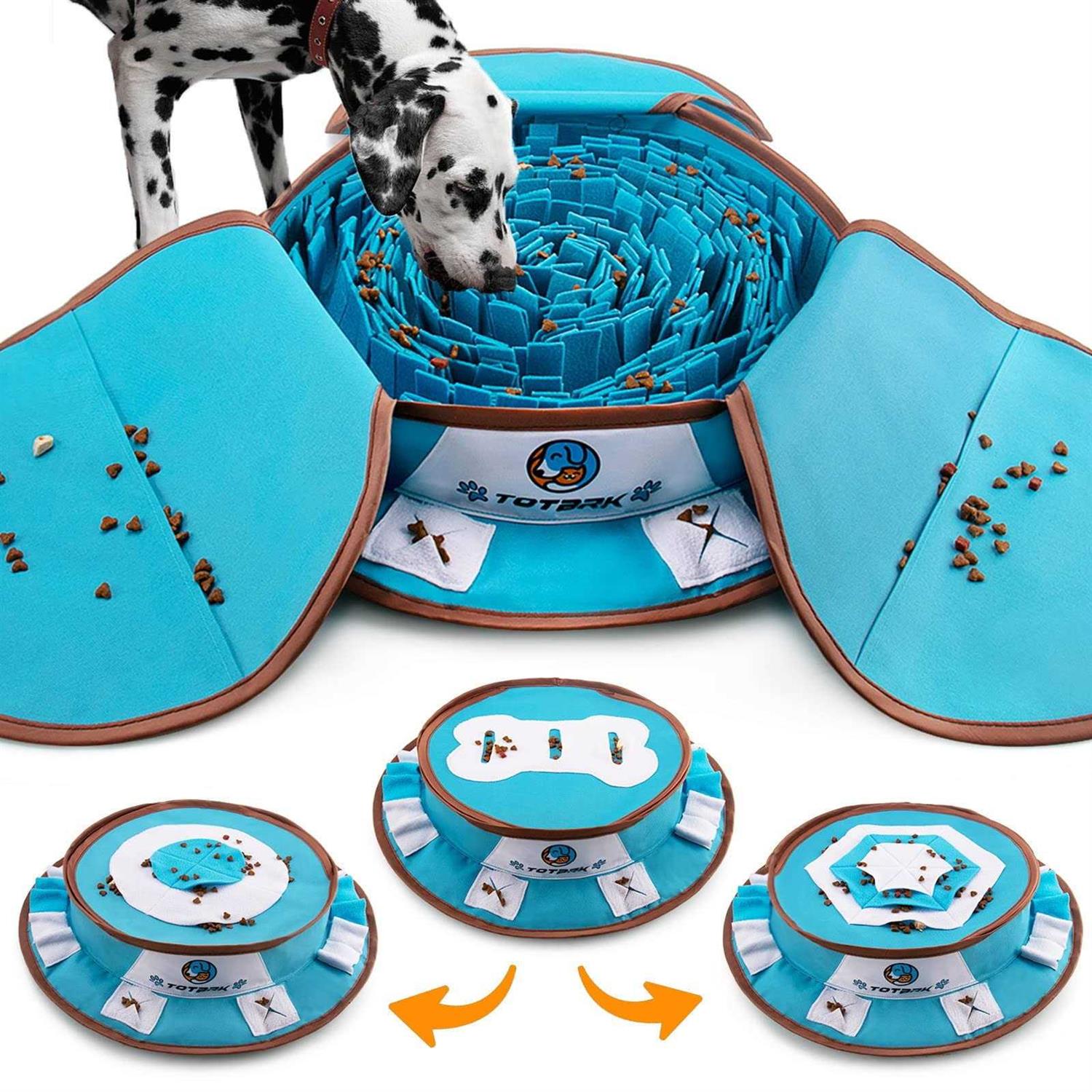 TOTARK Dog Digging Toys Large Snuffle Mat for Dogs Encourages Natural Foraging Skills - Healthber