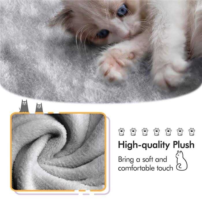 Topeakmart Gray Cat Tree with Two Condos - Healthber
