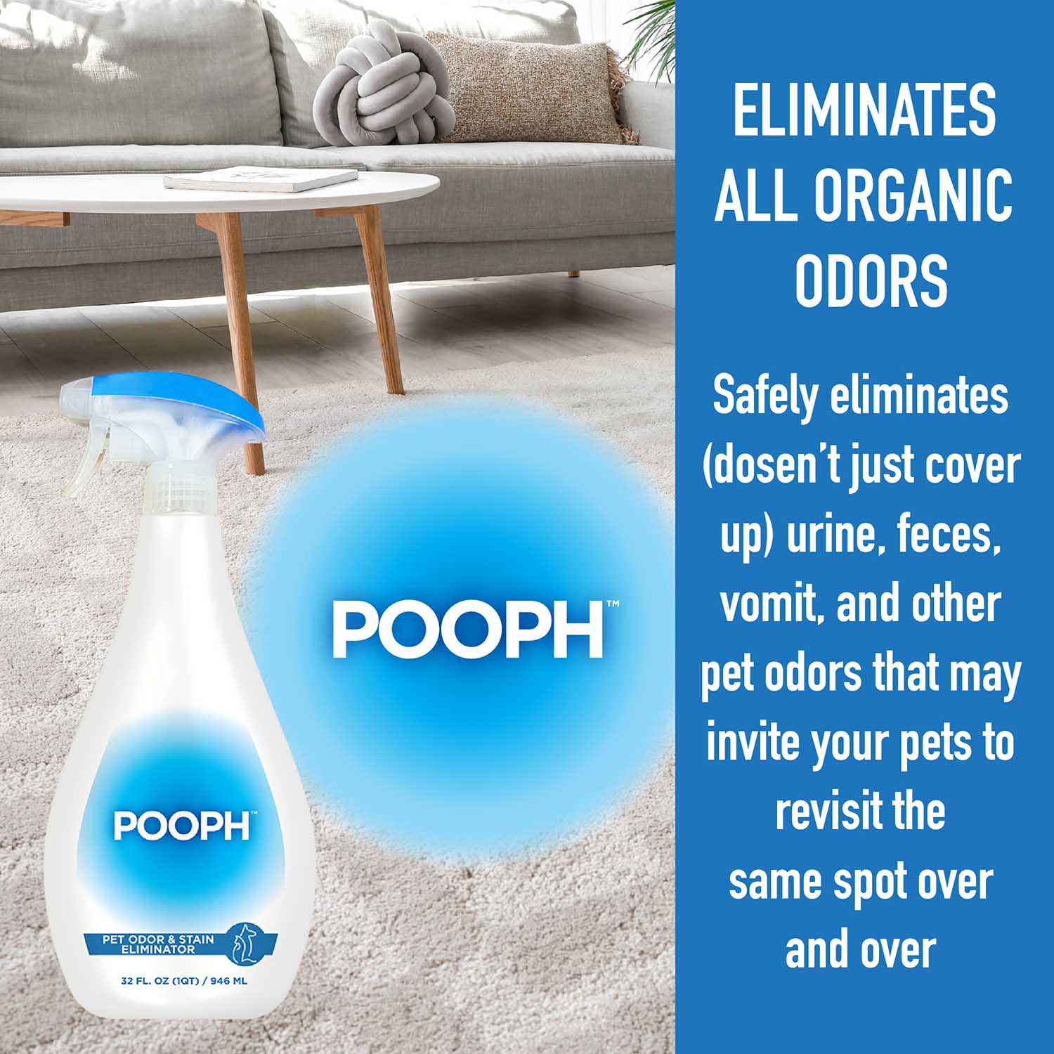 Pooph Pet Odor & Stain Eliminator - Healthber