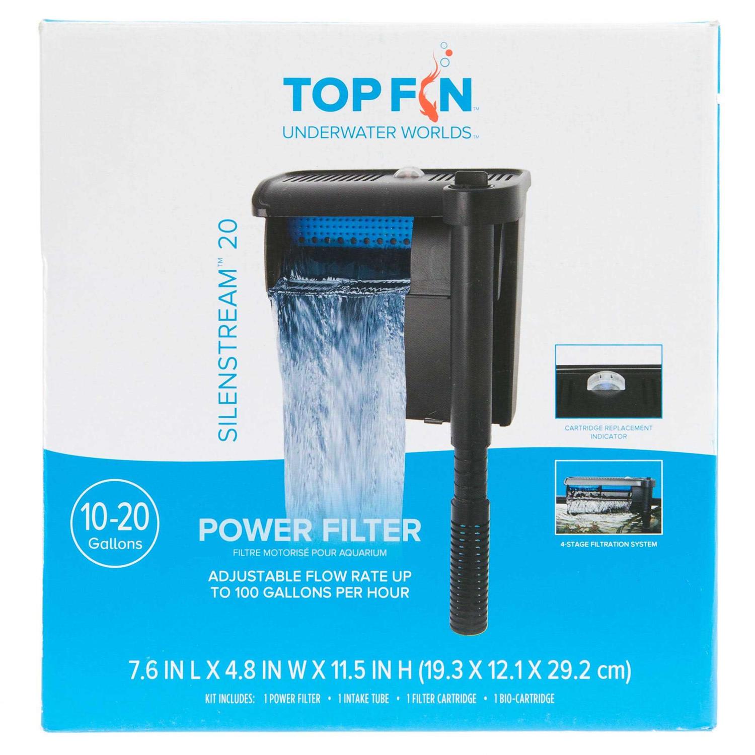 Top Fin Silenstream Power Filter - Healthber