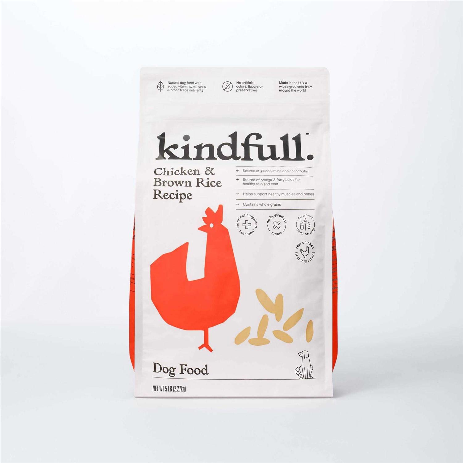 Kindfull Chicken and Brown Rice Recipe Dry Dog Food - Healthber