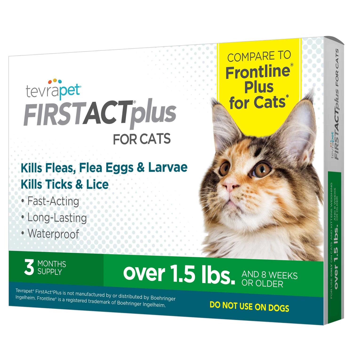 TevraPet FirstAct Plus for Cats Flea and Tick Prevention - Healthber