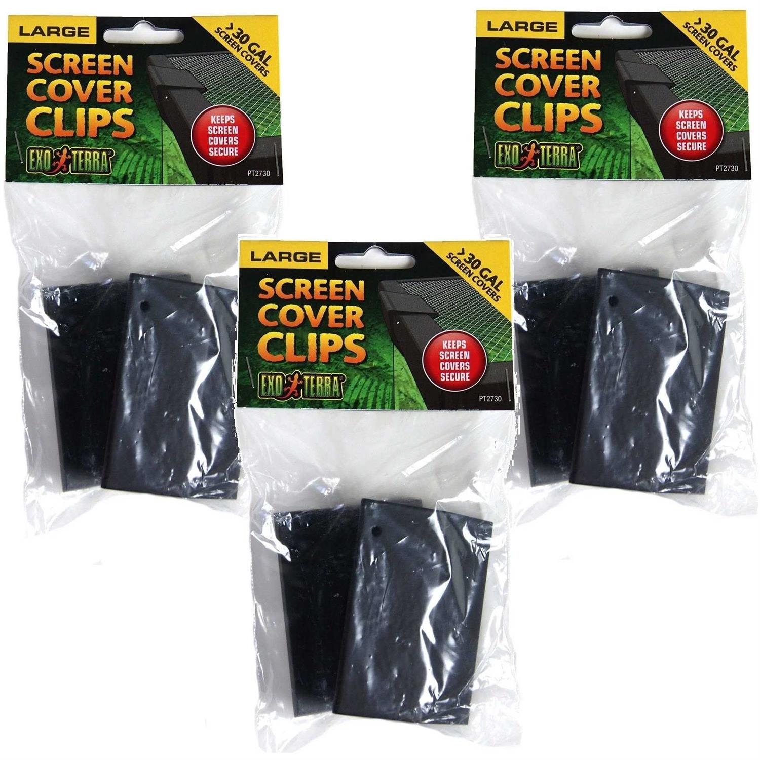 Exo Terra Terrarium Cover Clip Set - Healthber