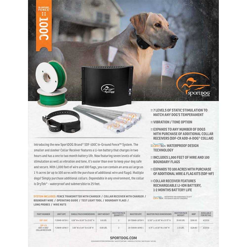SportDOG In-Ground Rechargeable Fence System - Healthber